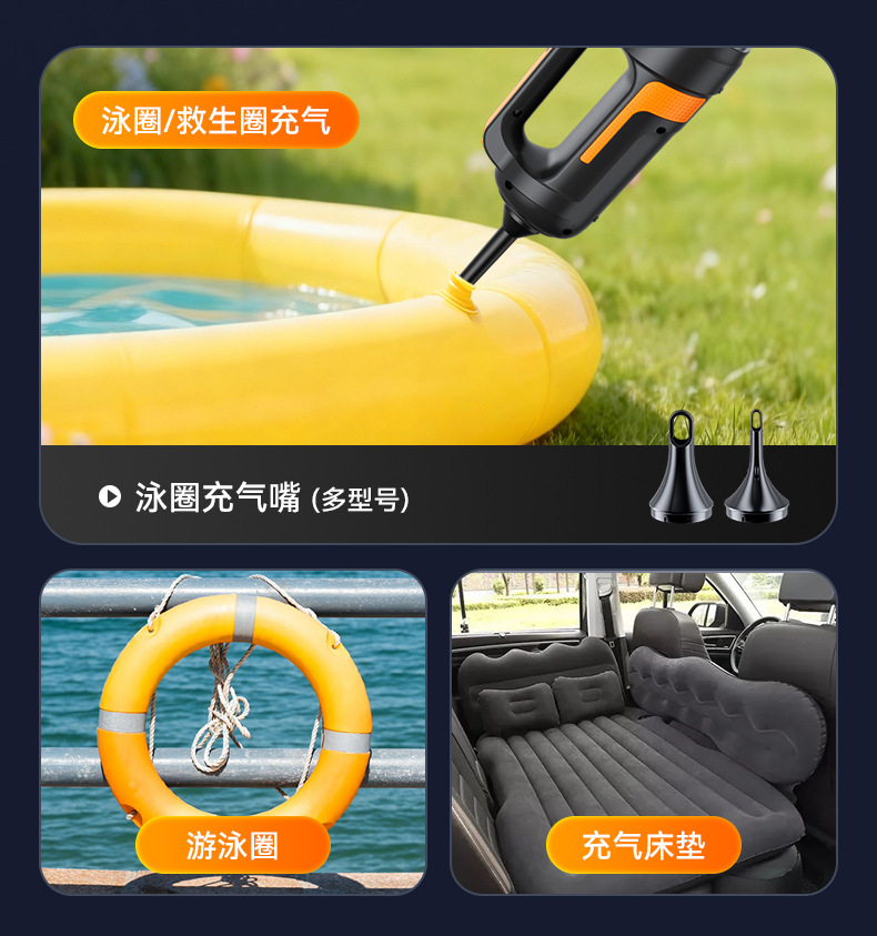 Car Vacuum Cleaner, Household Rechargeable Portable Handheld Brushless Small Powerful Dust Blower, High Suction Vacuum Cleaner