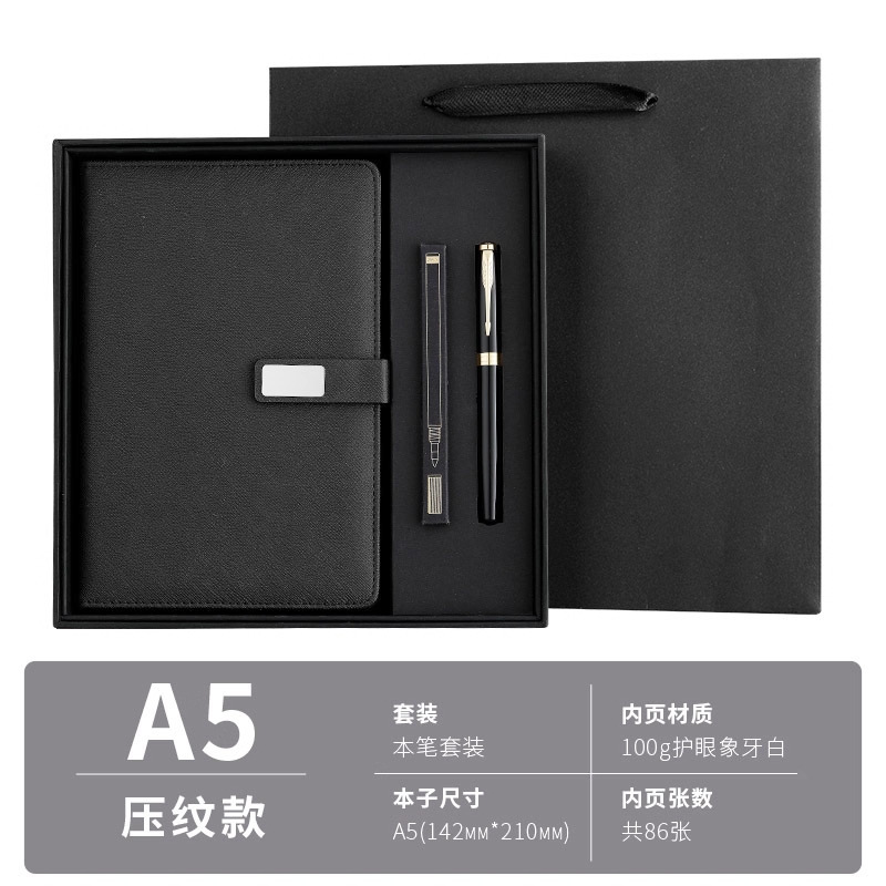 Cuaderno de negocios A5 reuniones de trabajo de escritorio creativo de estudiantes de escritura