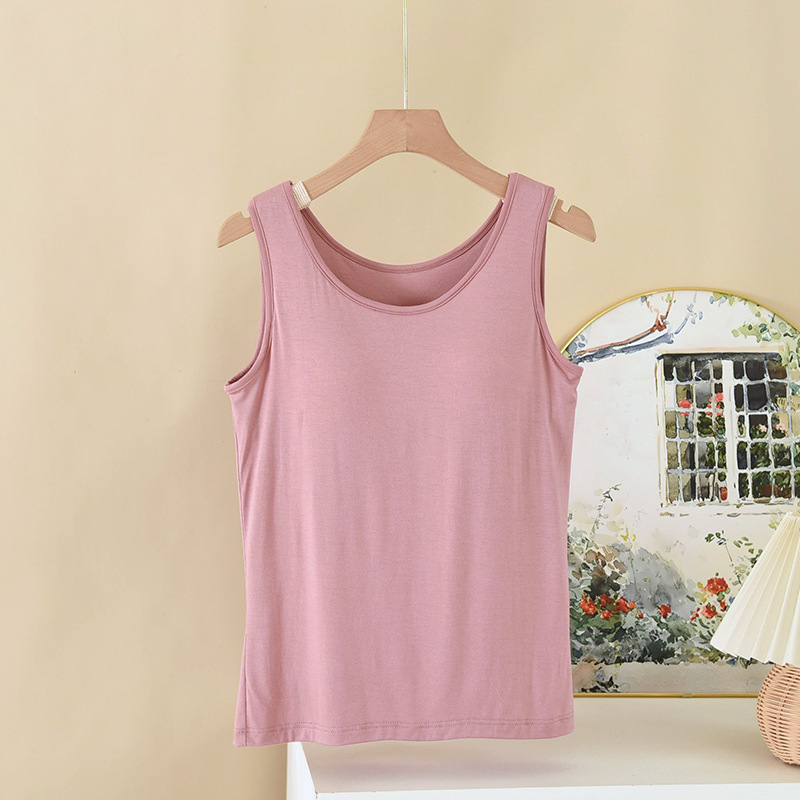 Factory wholesale with chest pad vest wear-free bra plus size loose sling home clothes jacket can be worn outside
