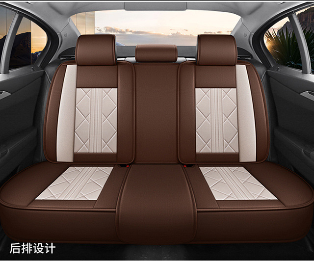 Cross-Border Car Seat Covers for Five Seats, Universal Full Surround, All-Season Cushion Covers, Linen Breathable Seat Covers, Seat Cushions