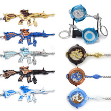 绝地求生和平精英M416五爪金龙皮肤收藏款合金玩具枪模型礼品摆件