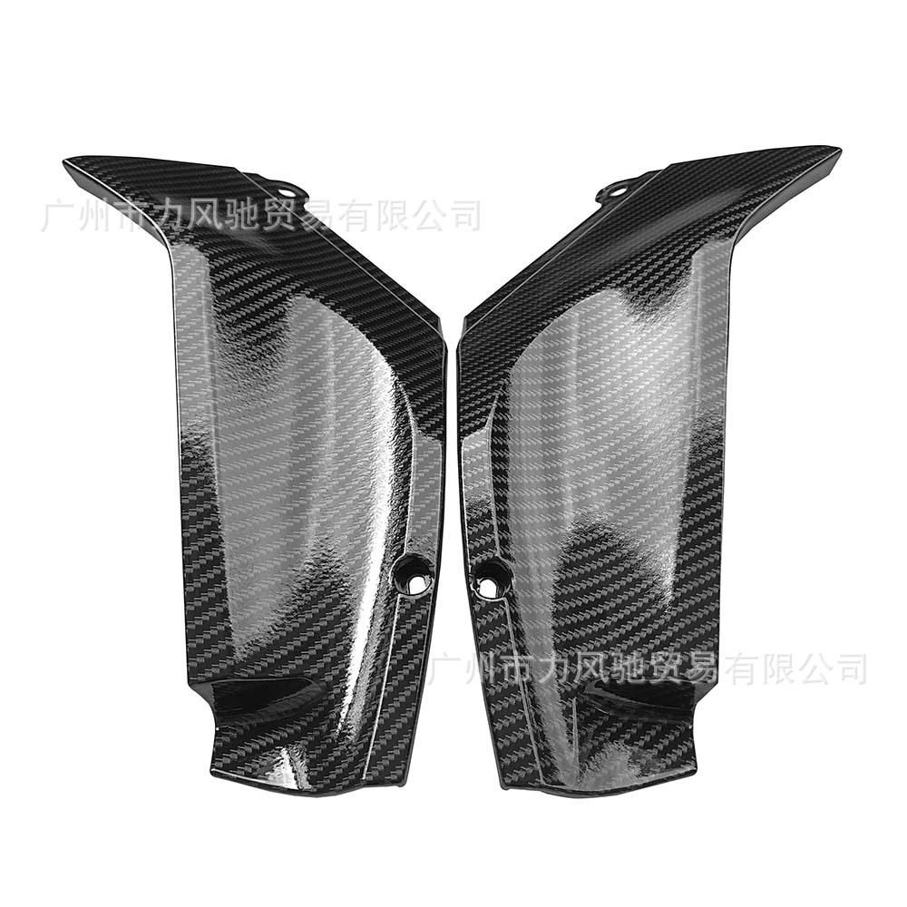 Adecuado para Yamaha R1 Shell patrón de fibra de carbono placa pequeña placa de borde 1998-2001 tanque de combustible placa lateral izquierda y derecha