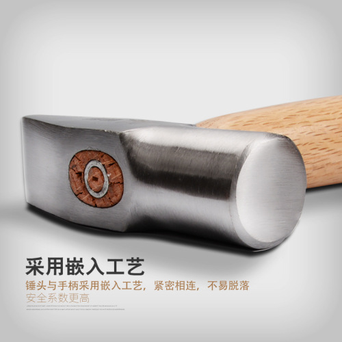 444Z wholesale silversmith hammer hammer short handle hammer tool handmade round head gold hammer woodworking nail hammer hand hammer duckbill