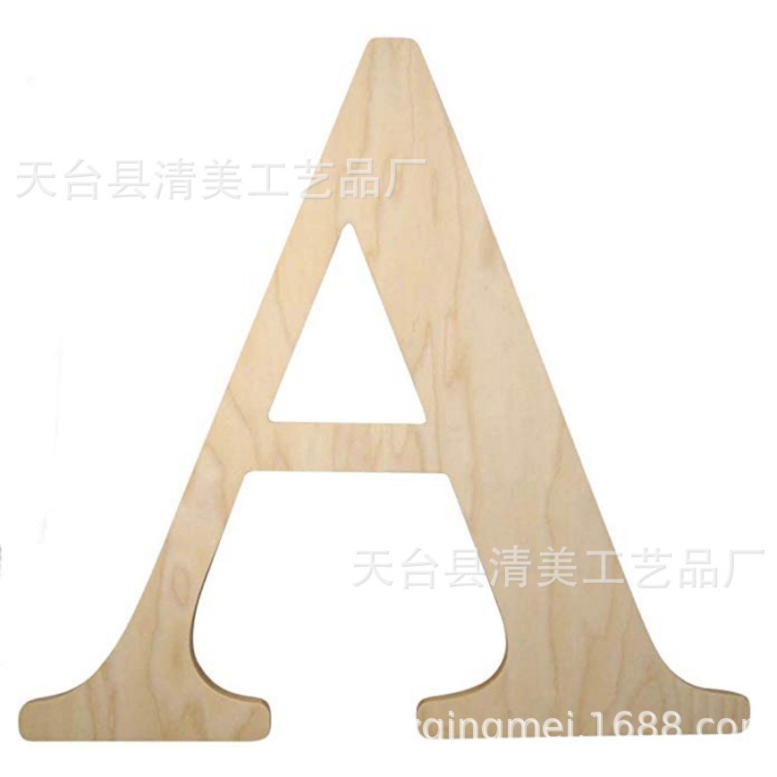 24 pulgadas madera letras inglesas 60cm alta decoración navideña piezas de madera DIY pintura colgante