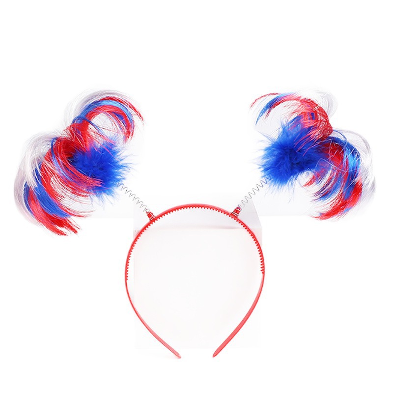 Amazon independiente de color de sol cola de caballo hebilla de cabello Europa y América familia fiesta de baile accesorios de vestuario de vacaciones fantasía