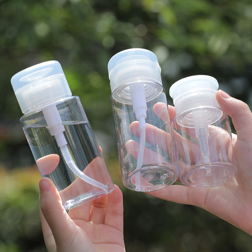 Travel portable refillable pressurized skincare dispenser empty bottle cosmetic tool makeup remover water makeup bottle