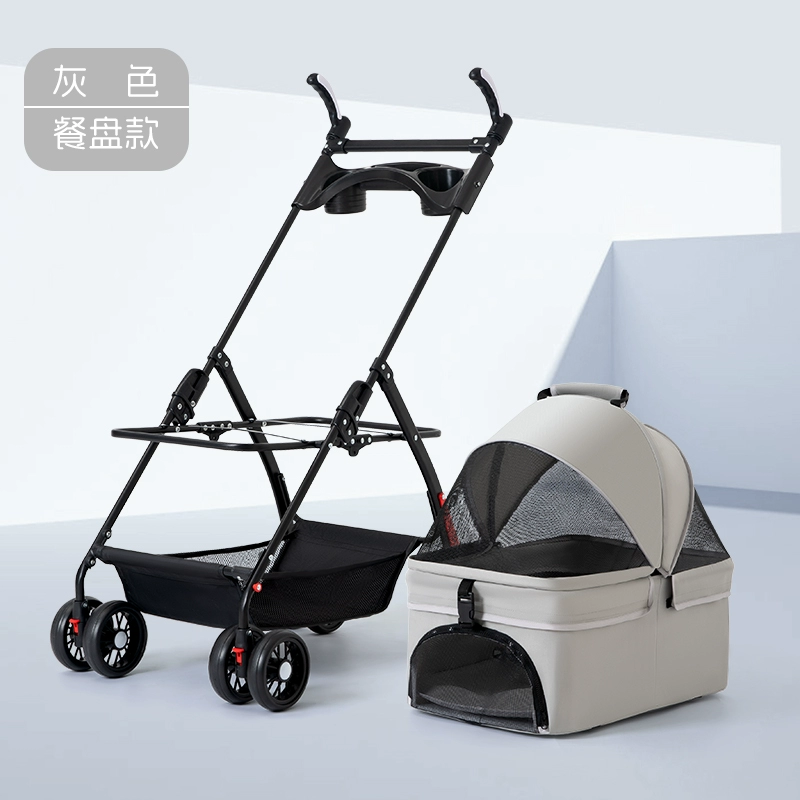 Folding cart to go out, pet, cat