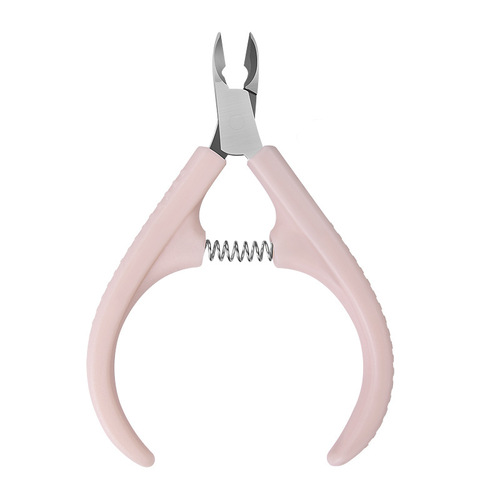 Wanfei oblique manicure tools, manicure and pedicure scissors, nail groove special professional plastic peeling scissors and olecranon pliers