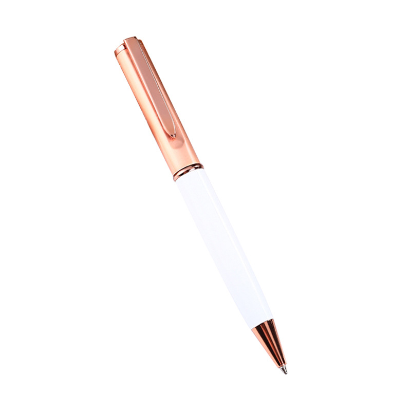Fábrica al por mayor Metal Bolígrafo negocio publicidad regalo pluma de aceite de impresión LOGOTIPO rotativa pluma de metal de alta calidad