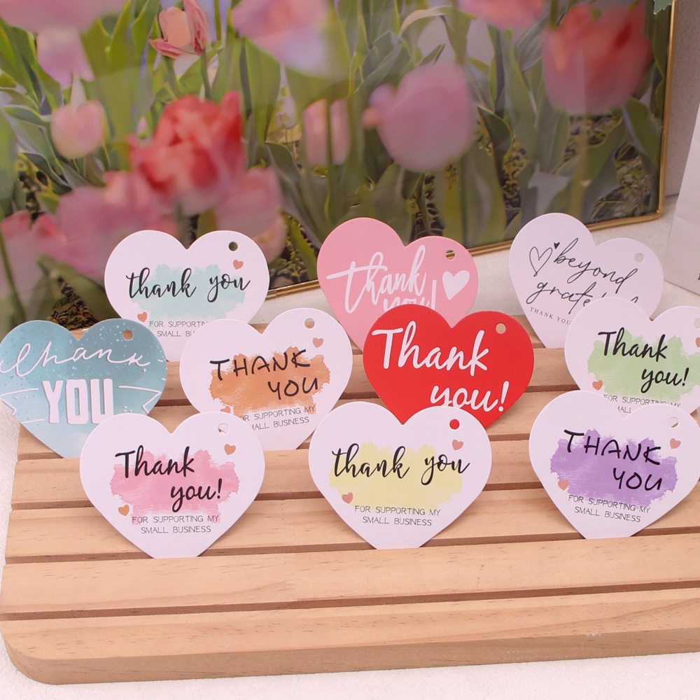 Simple Style Letter Heart Shape Paper Daily Card display picture 3