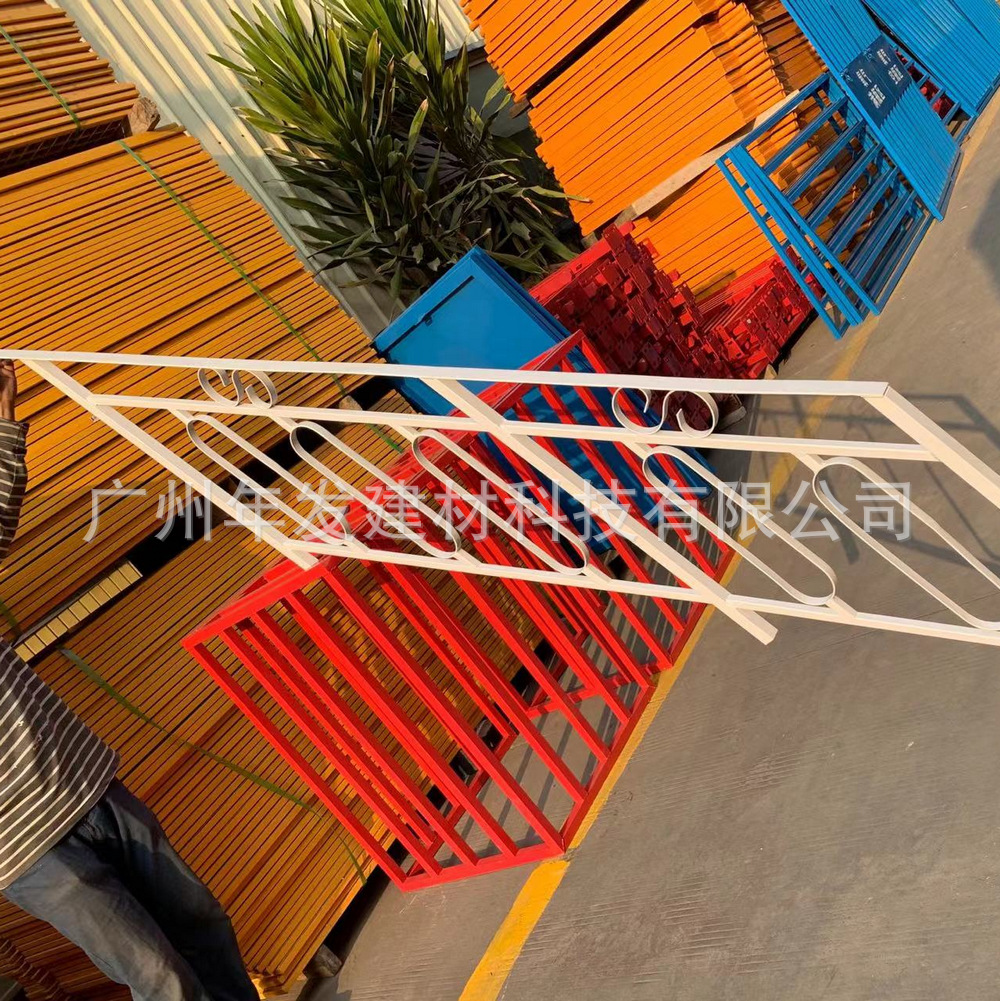 楼梯护栏建筑楼层楼道铁艺围栏室外钢扶手栏杆小区别墅楼梯防护栏