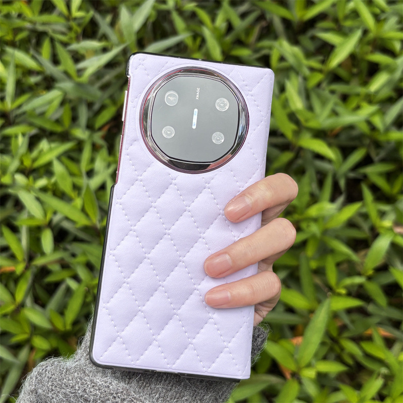 Suitable for Huawei Matex6 Mobile Phone Case Quilted Pattern Women's All-Inclusive Matex 40% off Stacked Screen Magnetic Flip Protective Cover