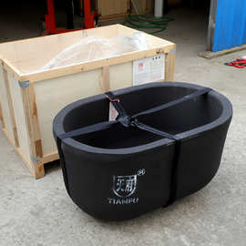 厂家供应天府石墨坩埚耐高温耐高纯金属熔炼提纯碳化硅石墨坩埚