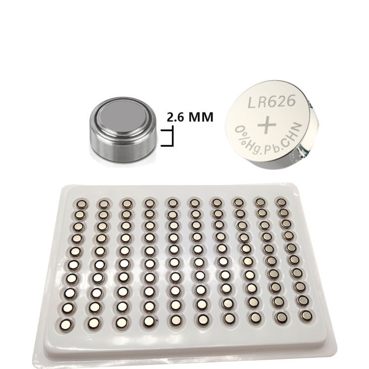 手表电池LR626 1.5V卡装电池 10颗一卡AG4