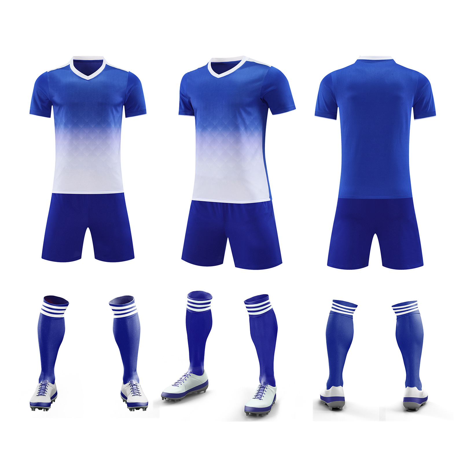 Ropa de entrenamiento de fútbol verano nuevo estudiante adulto ropa de correr al aire libre casual juego de secado rápido ropa de equipo número de impresión ropa de clase