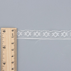 White lace, nylon non-elastic lace, lace accessories, 1.5cm clothing small edge lace accessories
