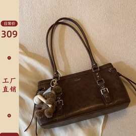 南风Chio2nd 维也纳秋托特包包女款秋冬复古通勤大容量手提单肩包