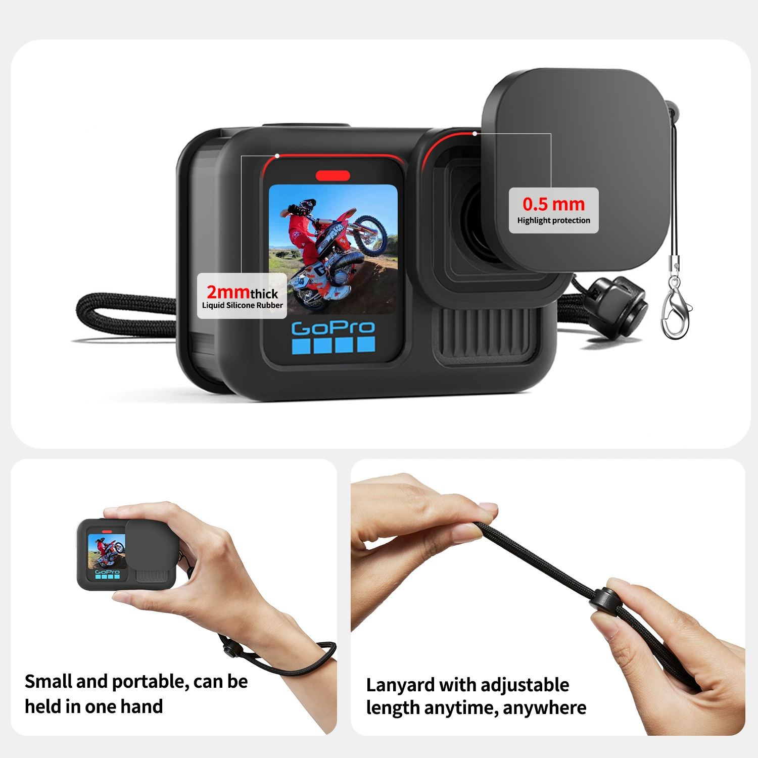 Силиконовый защитный чехол, линза, органайзер сумка,