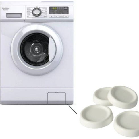 Lavadora almohadilla pie suave goma resistente al desgaste almohadilla pie Comercio exterior refrigerador mesa y silla almohadilla pie lavadora de secado de la lavadora almohadilla pie