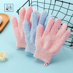 搓澡手套五指加厚雙面家用磨砂搓澡巾強力搓澡神器男女去角質去污