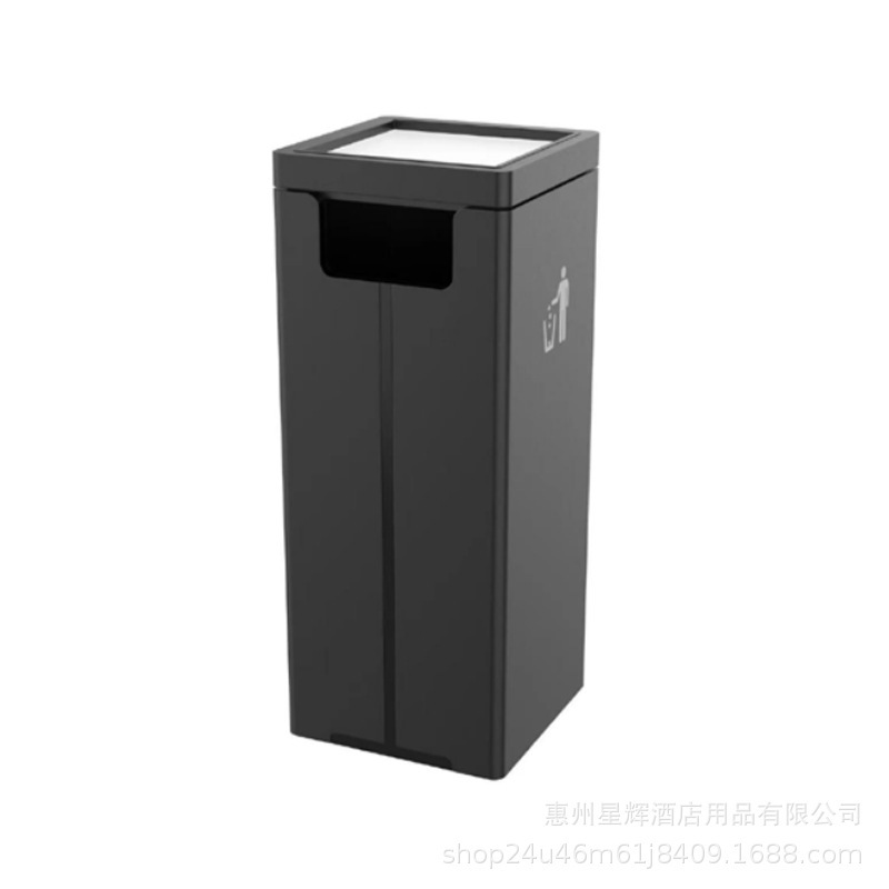 Outdoor Trash Can Park Scenic Community Villa Area Galvanized Spray Paint Flower Basket Type Seat Ash Bucket