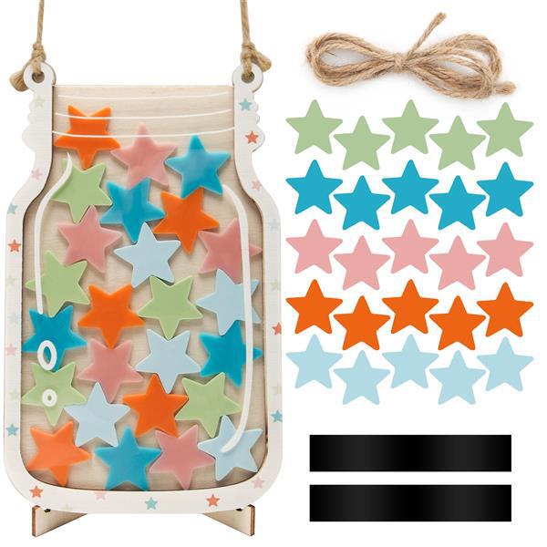Personalized Moon Reward Jar 带代币的星星奖励 存钱罐儿童礼物|undefined