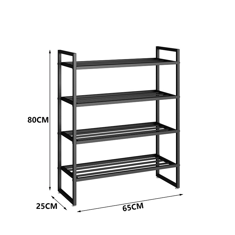 블랙 4 층 65*25*80CM