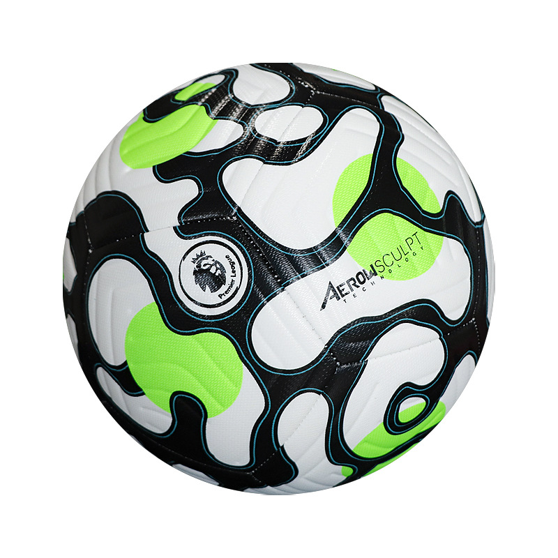 Juego de la Premier League máquina de coser mano de coser pu4 no. 5 fábrica de fútbol al por mayor comercio exterior 16 generación verde