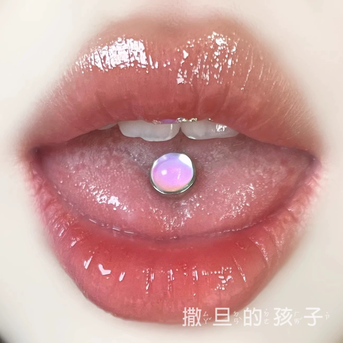 Пирсинг языка, ногтевая sequins из нержавеющей стали, оптовая закупка