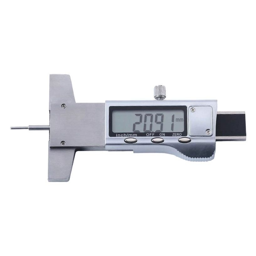 Syntek электронный цифровой дисплей штангенциркуль глубины протектора шины 0-25 мм измерительный измеритель глубины протектора цельнометаллический