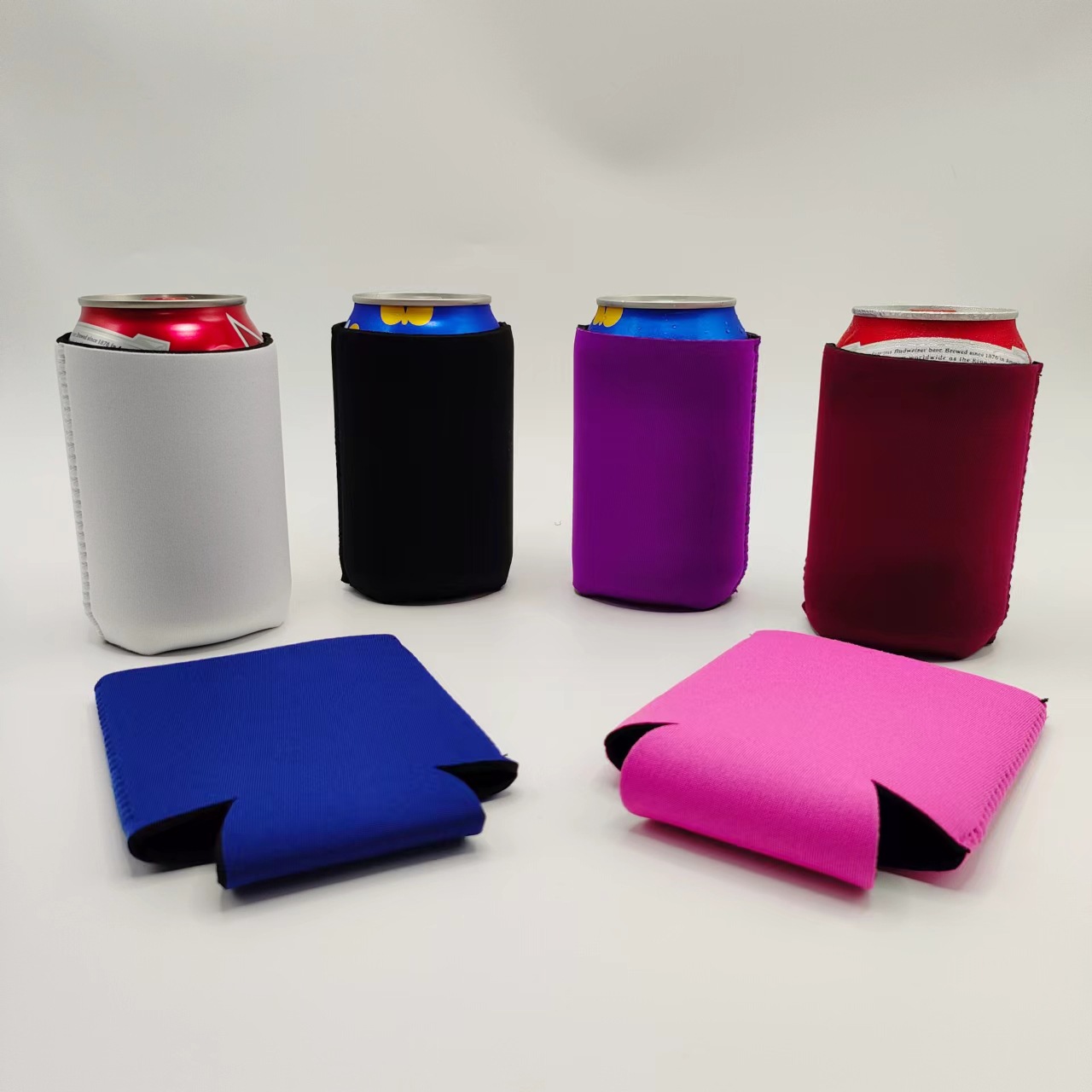 Cross-border hot-selling beer can cup set, source factory large in stock, neoprene material beer cooler
