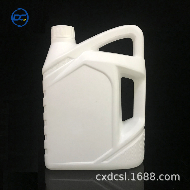 供应4升双把防冻液桶油桶 4000ML润滑油塑料包装壶 可选颜色