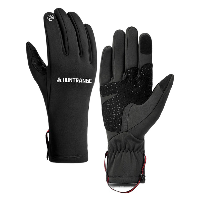 Guantes cálidos de invierno para hombres y mujeres, guantes deportivos para esquí a prueba de frío con forro polar para exteriores, guantes de ciclismo a prueba de viento e impermeables, pantalla táctil