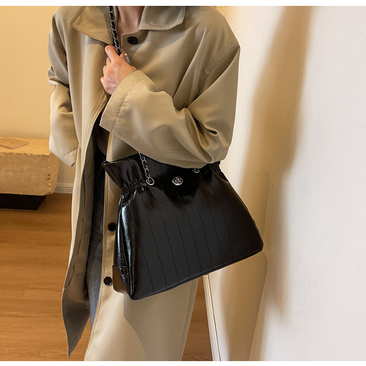 Retro dames schoudertas grote capaciteit lederen handtas_voghion.com