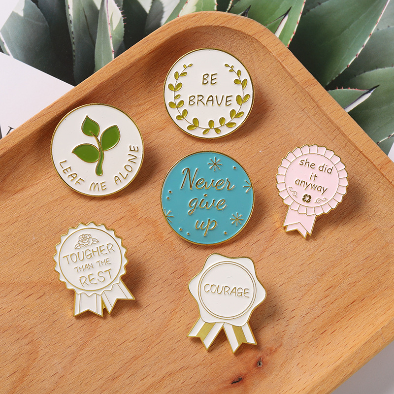 Fashion Letter Alloy Plating Brooches display picture 6