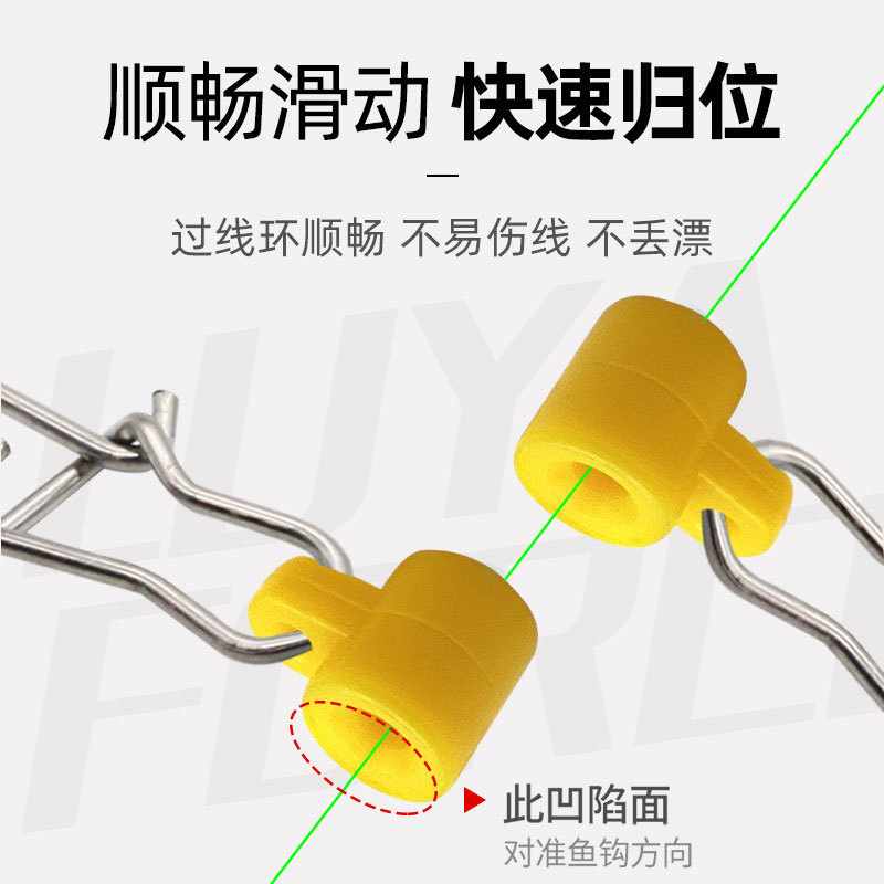 Pin connector plastic head, high tensile strength reinforced pin, T-shaped widened plastic accessory head, fishing lure accessories Pin connector plastic head, high tensile strength reinforced pin, T-shaped widened plastic accessory head, fishing lure accessories