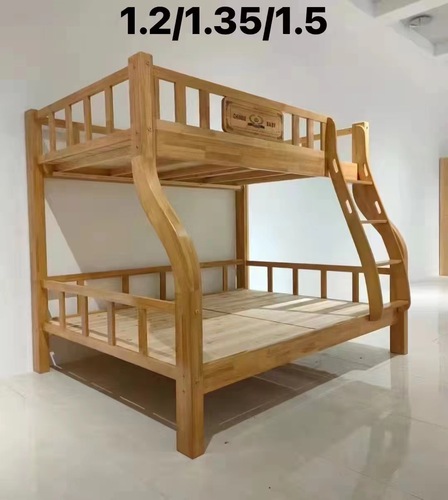 All-solid wood double-layer children's high-low bed, family-use brother-sister bed, wholesale double-layer upper and lower bunk bed