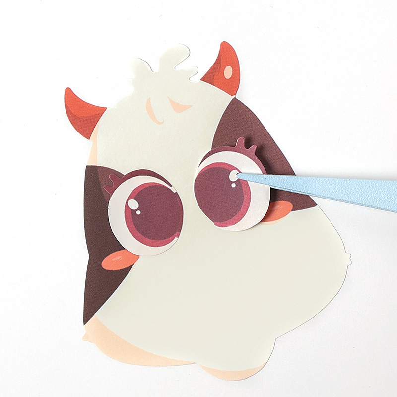 Animal cambiando pegatinas adhesivas DIY dibujos animados