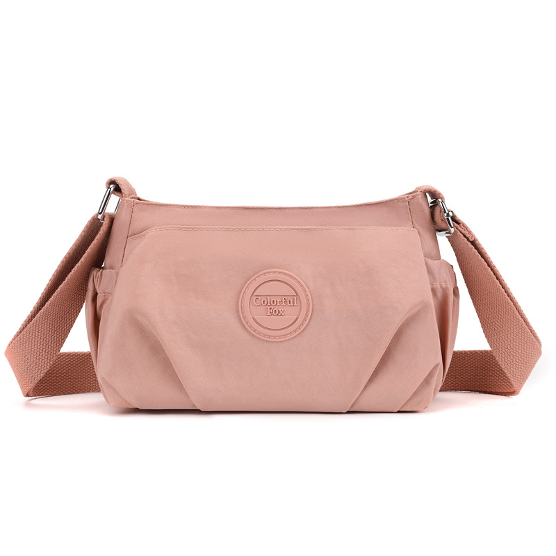 Bunte Fuchs frauen neue schulter Koreanische version modische casual crossbody plissee wasserdichte nylon tasche_voghion.com