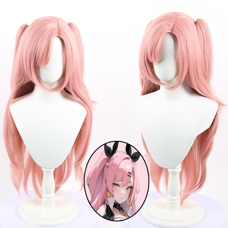 Nicole de Mara cosplay wig mully rabbit house tiger clip double ponytail