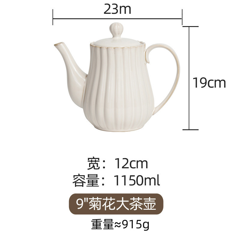 9inch 데이지 티팟 1150ml