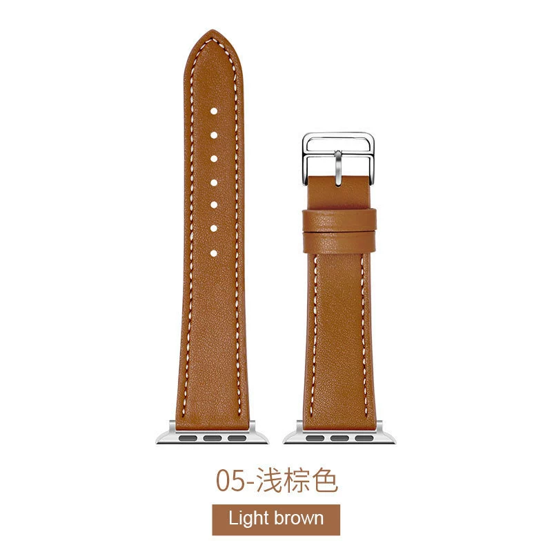 Подходит для AppleWatch10 того же стиля Aimas кожаный ремешок iWatch S9 деловой микрофибровый кожаный ремешок