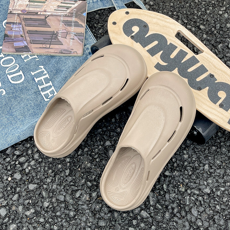 New Putian Style Closed-Toe Chef Shoes, Solid Color, Suitable For Indoor Use, With Top Quality Thickened, Height-Increasing_voghion.com