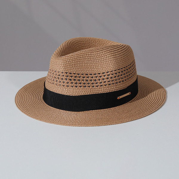 straw summer beach fashionable hat