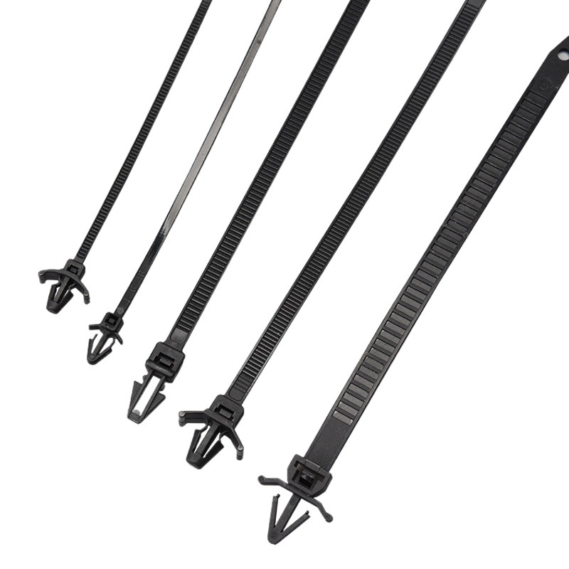 Coche perno avión cabeza lazo blanco y negro Cable arnés fijo hebilla especial plástico nylon nueva energía