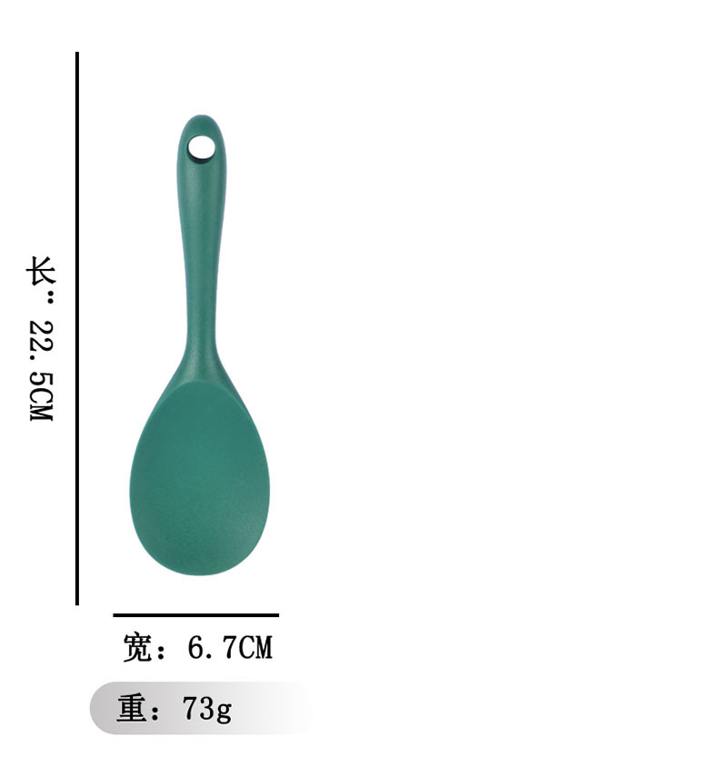 硅胶厨具五件套不粘锅专用锅铲捞篱汤勺漏硅胶铲套装厨房用具套装详情21