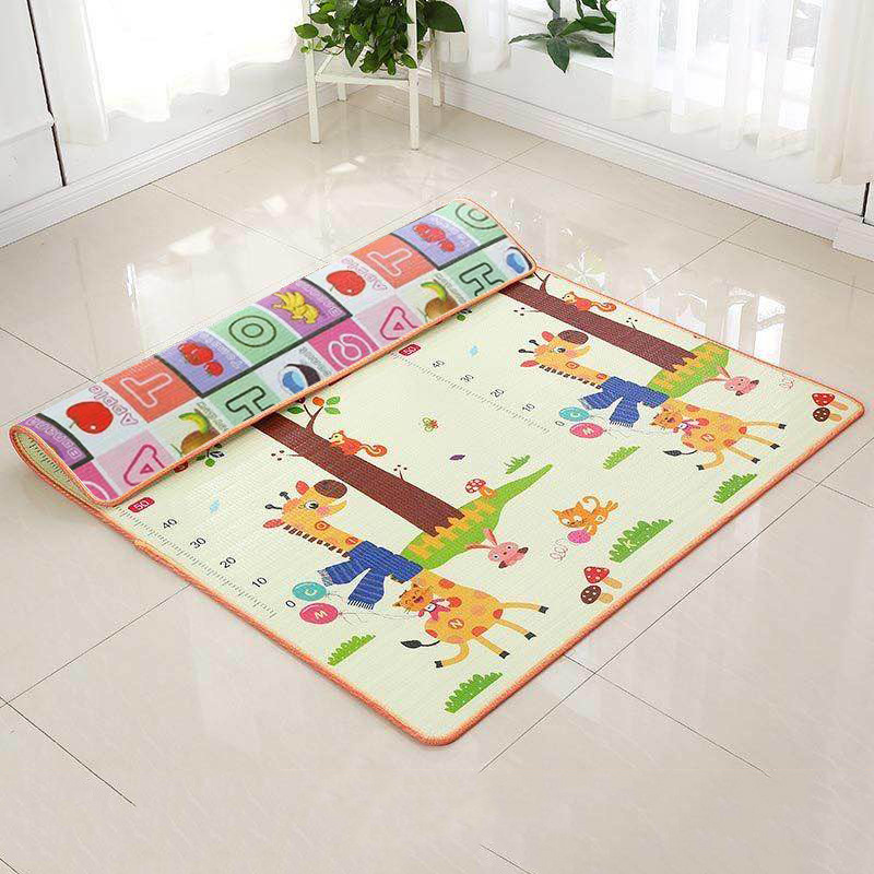Baby Infant Crawling Mat Children's Non-Toxic Odorless Double-Sided Thickened Living Room Home Crawling Foldable Non-Slip Floor Mat