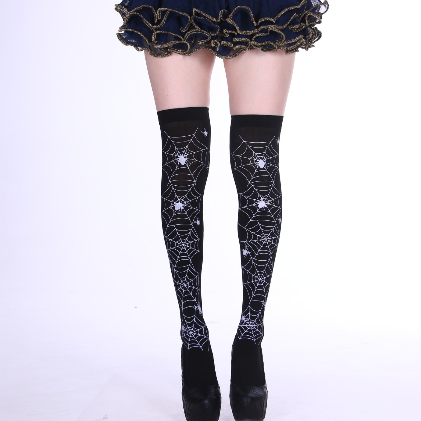 Los fabricantes suministran las medias del Festival del partido de Halloween Festival visten accesorios de ropa calcetines sobre la rodilla calcetines de sangre calcetines de enfermera