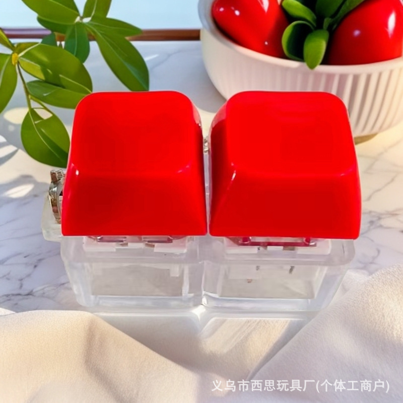 减压按键捏捏乐小挂件超解压发泄试轴器按压清脆有声1健2键3键4键|undefined