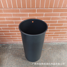 垃圾桶内桶黑色塑料方形圆形20/30/50升内筒户外室内桶万达广场
